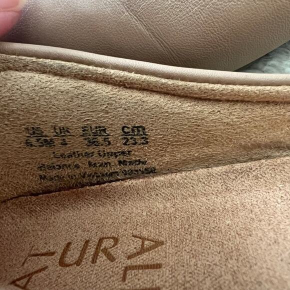 Naturalizer Beige Nude Leather Ballet Flats - Picture 9 of 10